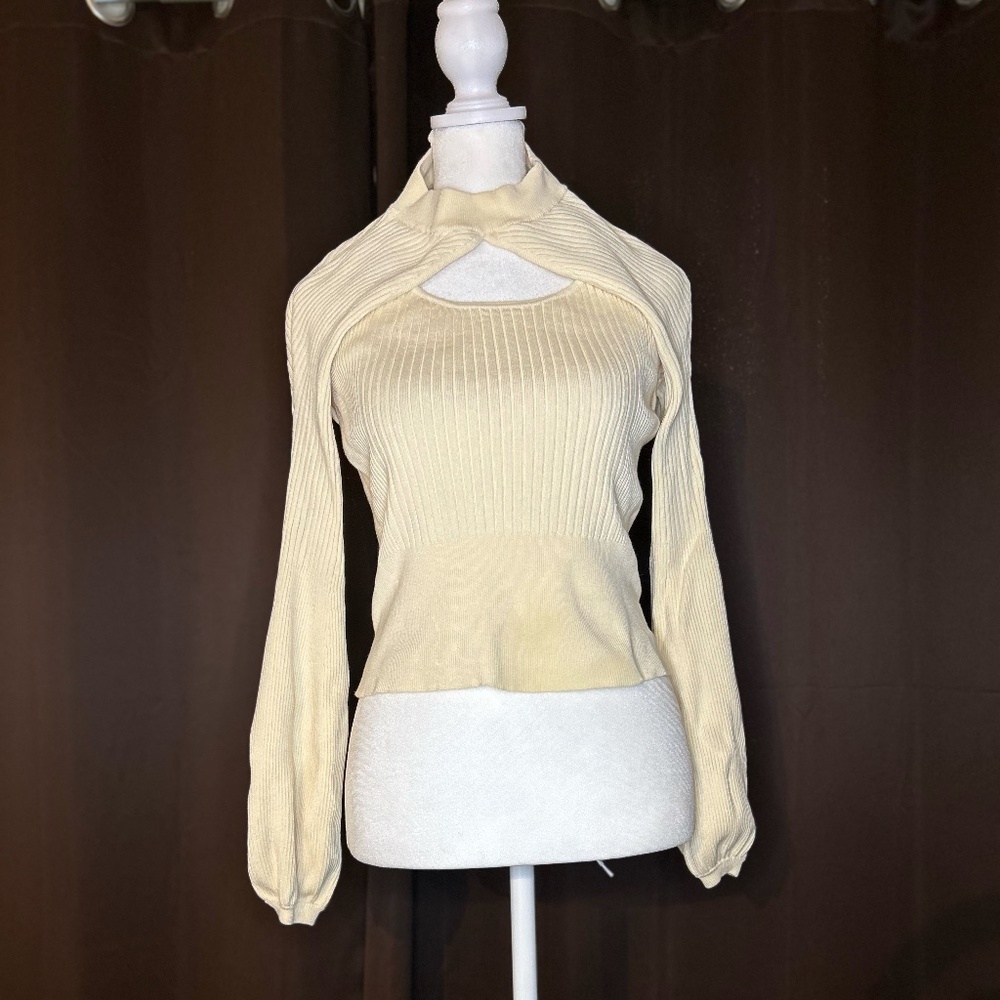 Maeve for Anthropologie Courtney Twofer Pullover (M)